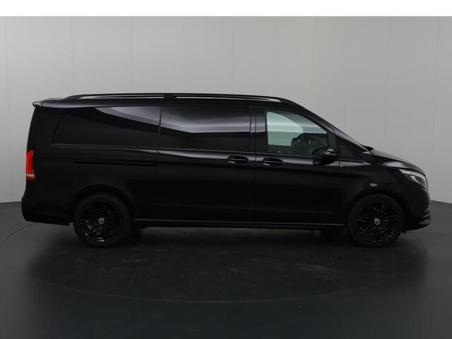 Mercedes-Benz V-KLASSE 300d XL L3 | Black AMG | Dubbele Cabine | Avantgarde Edition | 360° Camera | Spraakassistent | Climate Control | Navigatie | Certified