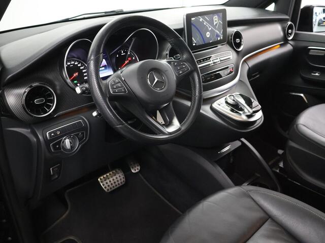 Mercedes-Benz V-KLASSE 300d XL L3 | Black AMG | Dubbele Cabine | Avantgarde Edition | 360° Camera | Spraakassistent | Climate Control | Navigatie | Certified