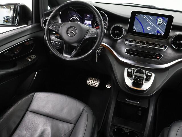 Mercedes-Benz V-KLASSE 300d XL L3 | Black AMG | Dubbele Cabine | Avantgarde Edition | 360° Camera | Spraakassistent | Climate Control | Navigatie | Certified