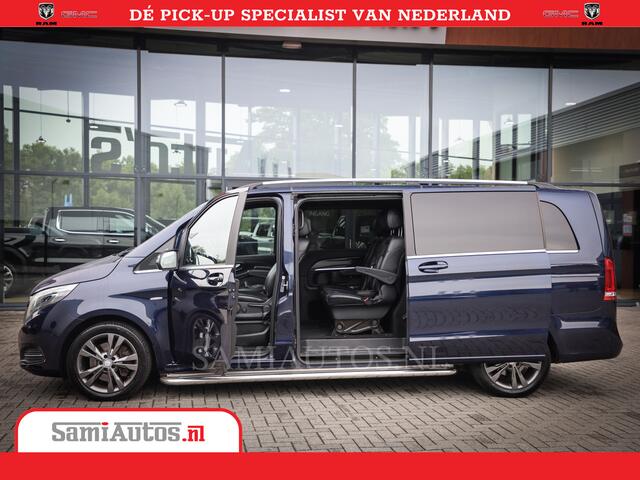 Mercedes-Benz V-KLASSE 250d Extra Lang DC Avantgarde Edition | Zeer Rijk Uitgevoerd | L2H1 | Elektrische Schuifdeuren & 360 Camera | Comfortabele Dubbele Cabine met Royale 5 Zitplaatsen |