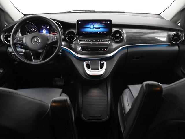 Mercedes-Benz V-KLASSE 250d | L3 XL | DUBBEL CABINE | MBUX NAVIGATIE | RIJASSISTENTIEPAKKET | TREKHAAK | LEDEREN BEKLEDING | LED LAMPEN | CLIMATE CONTROL | CRUISE CONTROL | DODEHOEKASSISTENT | SPOORASSISTENT