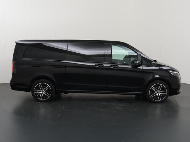 Mercedes-Benz V-KLASSE 250d 4-MATIC XL L3 AVANTGARDE | DUBBELE CABINE | 360 CAMERA | DISTRONIC PLUS | LEDER ZWART "LUGANO" | ALARM | STOELVERWARMING | NAVIGATIE | CARPLAY | ANDROID AUTO | AUTOMATISCHE AIRCO | DAB+ |