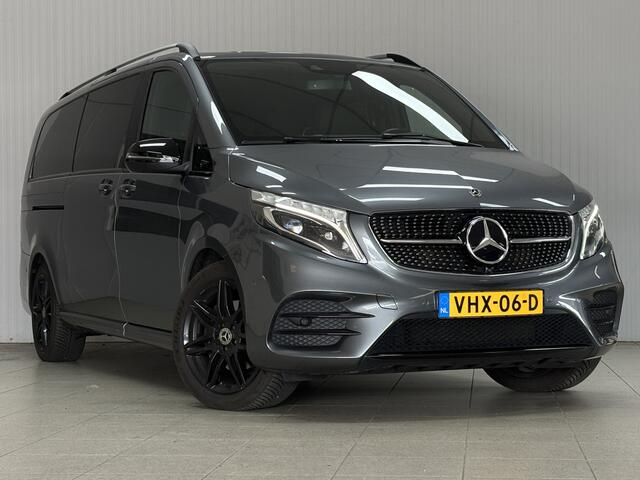 Mercedes-Benz V-KLASSE 300d Extra Lang DC Avantgarde Edition L3 XXL/ Night pakket / 240PK!/ AMG-Line /Distronic!/ Elek.Klep + Zij-Deuren/ Burmeister Audio/ Zwarte Hemel/ LED Koplampen/ 360 Camera/ 19''LMV/ DAB+/ Keyless Entry/ Stoelverw./ Leder