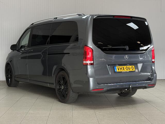 Mercedes-Benz V-KLASSE 300d Extra Lang DC Avantgarde Edition L3 XXL/ Night pakket / 240PK!/ AMG-Line /Distronic!/ Elek.Klep + Zij-Deuren/ Burmeister Audio/ Zwarte Hemel/ LED Koplampen/ 360 Camera/ 19''LMV/ DAB+/ Keyless Entry/ Stoelverw./ Leder