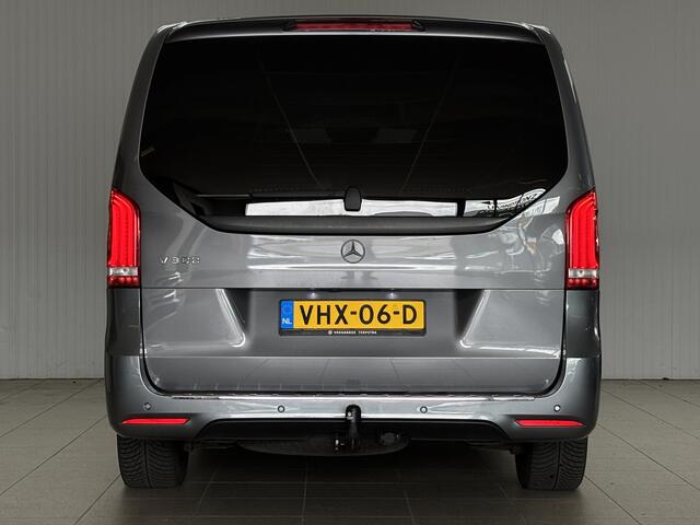 Mercedes-Benz V-KLASSE 300d Extra Lang DC Avantgarde Edition L3 XXL/ Night pakket / 240PK!/ AMG-Line /Distronic!/ Elek.Klep + Zij-Deuren/ Burmeister Audio/ Zwarte Hemel/ LED Koplampen/ 360 Camera/ 19''LMV/ DAB+/ Keyless Entry/ Stoelverw./ Leder