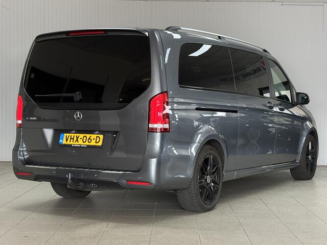 Mercedes-Benz V-KLASSE 300d Extra Lang DC Avantgarde Edition L3 XXL/ Night pakket / 240PK!/ AMG-Line /Distronic!/ Elek.Klep + Zij-Deuren/ Burmeister Audio/ Zwarte Hemel/ LED Koplampen/ 360 Camera/ 19''LMV/ DAB+/ Keyless Entry/ Stoelverw./ Leder