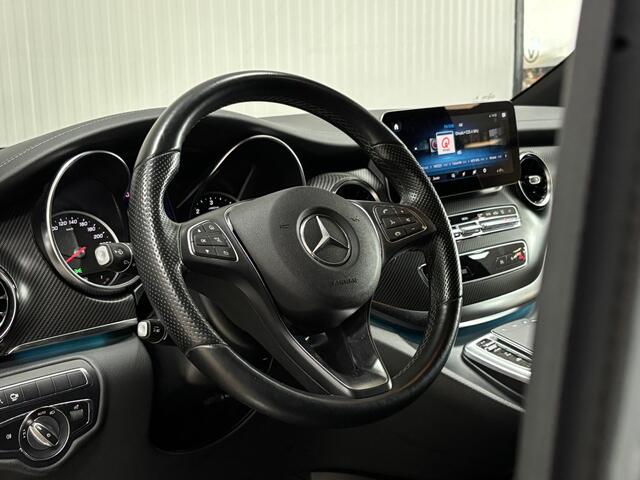 Mercedes-Benz V-KLASSE 300d Extra Lang DC Avantgarde Edition L3 XXL/ Night pakket / 240PK!/ AMG-Line /Distronic!/ Elek.Klep + Zij-Deuren/ Burmeister Audio/ Zwarte Hemel/ LED Koplampen/ 360 Camera/ 19''LMV/ DAB+/ Keyless Entry/ Stoelverw./ Leder