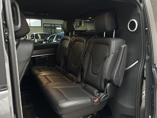 Mercedes-Benz V-KLASSE 300d Extra Lang DC Avantgarde Edition L3 XXL/ Night pakket / 240PK!/ AMG-Line /Distronic!/ Elek.Klep + Zij-Deuren/ Burmeister Audio/ Zwarte Hemel/ LED Koplampen/ 360 Camera/ 19''LMV/ DAB+/ Keyless Entry/ Stoelverw./ Leder