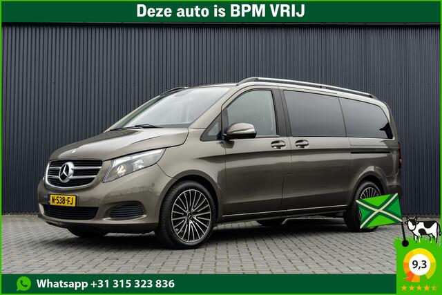 Mercedes-Benz V-KLASSE 220d Lang | Automaat | Incl BPM en BTW | Zijschuifdeur R+L | Camera | Navi | Climate | Cruise | PDC | Euro 6