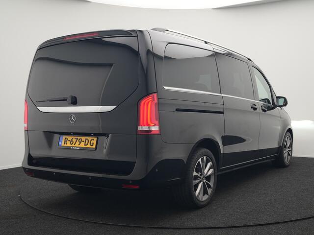 Mercedes-Benz V-KLASSE 250d Lang Avantgarde Edition 7-Persoons | Panodak | Lederen Stoelen Ventilatie & Verwarmd | Burmester Audio | Multi Beam LED | Adaptive Cruise | 360 Camera | Schuifdeuren Elektrisch | Apple Carplay | Sfeerverlichting | Blis | Navig