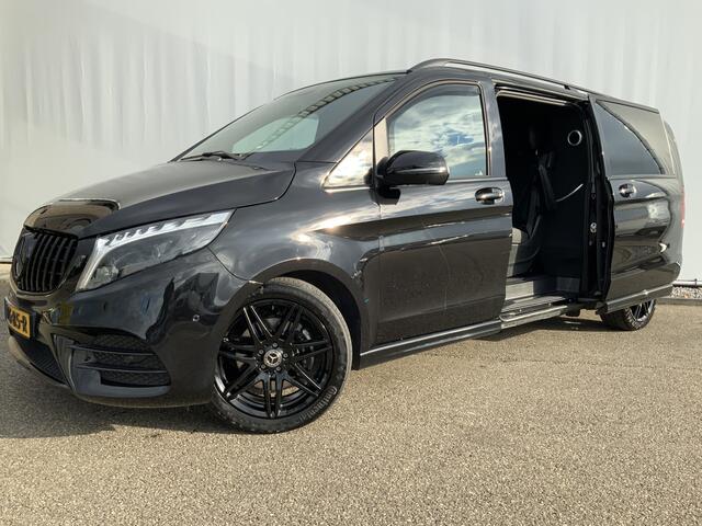 Mercedes-Benz V-KLASSE 300d Extra Lang Dub Cab Autom. Avantgarde Edition Elec Dub Schuifdeur Alu Velgen Camera Navi Trekhaak 2000 kg ,4 Zits Leer Volle Auto Euro 6