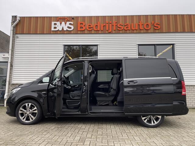 Mercedes-Benz V-KLASSE 250d 190pk automaat Lang L2H1 DC 5 persoons Avantgarde / vaste prijs rijklaar ¤ 39.950 marge / lease vanaf ¤ 652 / zwart leer / electrische schuifdeuren / zwart metallic / burmester