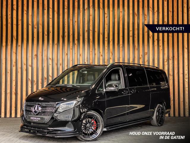 Mercedes-Benz V-KLASSE 300d Extra Lang Avantgarde Dubbele Cabine | ELEKTRISCHE SCHUIFDEUREN | STOELVERWARMING | STANDKACHEL | LEDER | MBUX | 360 |