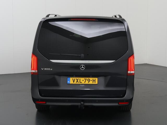 Mercedes-Benz V-KLASSE 300d | XL L3 | DUBBEL CABINE | AVANTGARDE | AMG | LUCHTVERING | BURMESTER | 360 CAMERA | LEREN BEKLEDING | CLIMATE CONTROL | ADAPTIEVE CRUISE | 2500 KG TREKHAAK | MEMORY SEATS | CARPLAY EN ANDROID AUTO