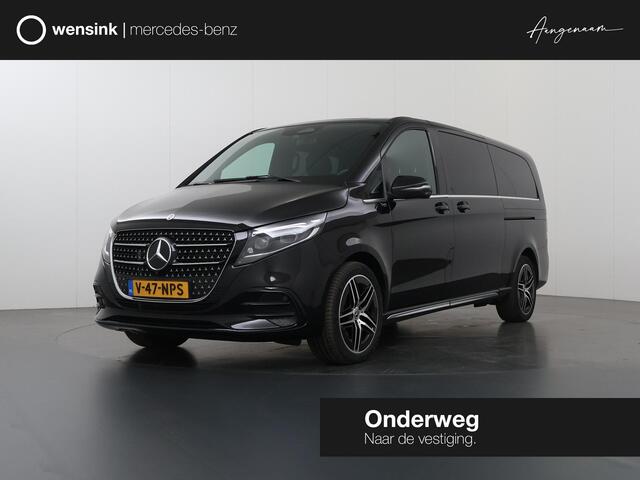 Mercedes-Benz V-KLASSE 300d | XL L3 | AMG | 4-MATIC | Dubbele Cabine | 360 CAMERA | DISTRONIC PLUS | LEDER ZWART "LUGANO" | ALARM | STOELVERWARMING | NAVIGATIE | CARPLAY | ANDROID AUTO | CLIMATE CONTROL | DAB+ | CERTIFIED