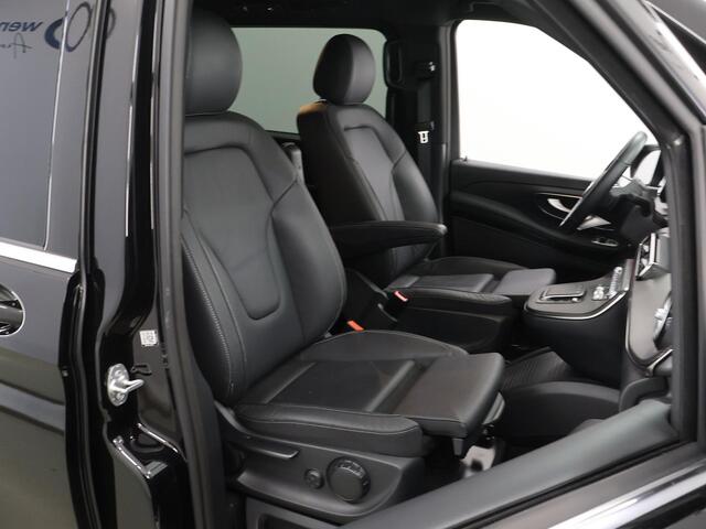 Mercedes-Benz V-KLASSE 300d | XL L3 | AMG | 4-MATIC | Dubbele Cabine | 360 CAMERA | DISTRONIC PLUS | LEDER ZWART "LUGANO" | ALARM | STOELVERWARMING | NAVIGATIE | CARPLAY | ANDROID AUTO | CLIMATE CONTROL | DAB+ | CERTIFIED