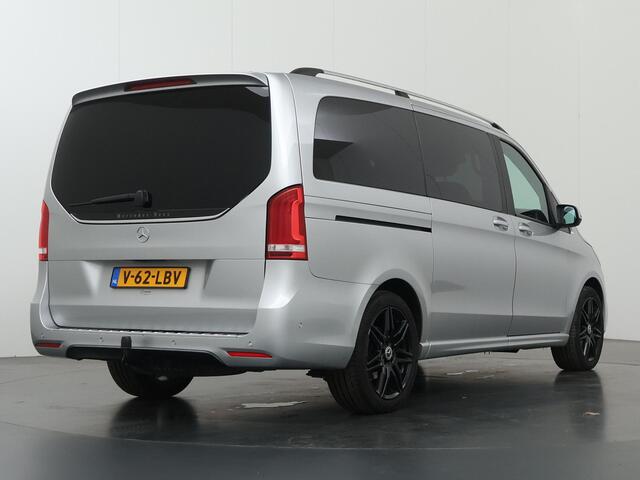 Mercedes-Benz V-KLASSE 300d 4-MATIC | L2 Lang | AMG | Dubbele Cabine | Distronic Plus | Burmester | Stoelverwarming | Lederen Bekleding | 5-zits | 2500 KG Trekhaak | Parkeercamera | AMG