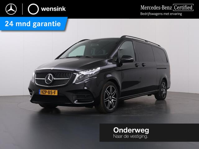 Mercedes-Benz V-KLASSE 300d | 4-MATIC | XL L3 | AMG | LUCHTVERING | BURMESTER | 360 CAMERA | LEREN BEKLEDING | CLIMATE CONTROL | ADAPTIEVE CRUISE | 2500 KG TREKHAAK | CARPLAY EN ANDROID AUTO