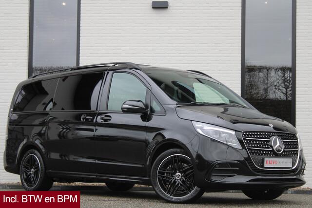 Mercedes-Benz V-KLASSE 300d / AMG / Exclusive / 4-matic / Luchtvering / 7-pers / Pano / 360 Cam / Burmester / Vol Opties / NIEUWSTAAT.