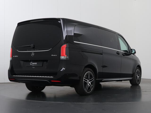 Mercedes-Benz V-KLASSE 300d | XL L3 | AMG | 4MATIC | Dubbele Cabine | 360 CAMERA | DISTRONIC PLUS | LEDER ZWART "LUGANO" | ALARM | STOELVERWARMING | NAVIGATIE | CARPLAY | ANDROID AUTO | CLIMATE CONTROL | DAB+ | CERTIFIED