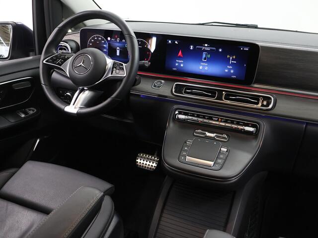 Mercedes-Benz V-KLASSE 300d | L2 Lang | Avantgarde | Dubbele Cabine | Distronic Plus | Schuifdeur L+R Elektrisch | Burmester | 360° Camera | Lederen Bekleding | Dodehoekassistent | Stoelverwarming | Certified
