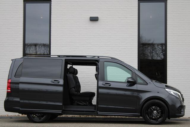 Mercedes-Benz V-KLASSE 300d / Lang / AMG / DC / Panorama / 2x Schuifdeur / Apple Carplay / 360 Camera / Leer / Nette Staat.