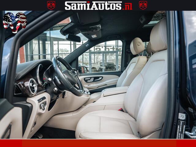 Mercedes-Benz V-KLASSE AMG VIP PURE LUXE 6 PERSOONS | 4-MATIC | LANG | PANO DAK | EXCLUSIVE | ADAPTIVE CRUISE | ALCANTARA HEMEL | BURMESTER | 6 X STOELEN VERWARMD EN GEKOELD | ROYALE (CLASS) BEEN RUIMTE |