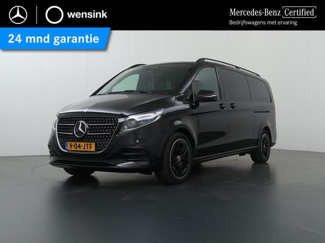Mercedes-Benz V-KLASSE 300d | XL L3 | AMG | Exclusive | 2-zits | Airmatic | Standkachel | Trekhaak | Stoelventilatie | Stoelverwarming | Stoelen+Banken aanwezig | Certified |
