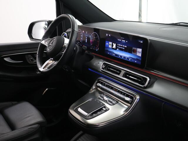 Mercedes-Benz V-KLASSE 300d | XL L3 | AMG | Exclusive | 2-zits | Airmatic | Standkachel | Trekhaak | Stoelventilatie | Stoelverwarming | Stoelen+Banken aanwezig | Certified |