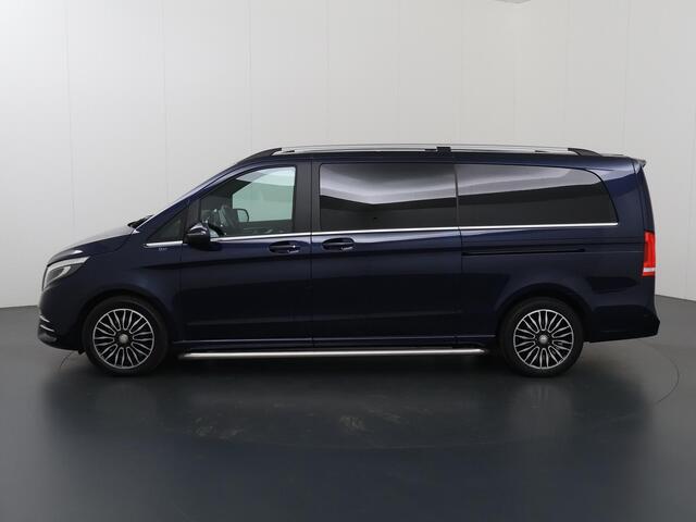 Mercedes-Benz V-KLASSE 300d | 4-MATIC | XL L3 | AMG | DUBBELE CABINE | DISTRONIC PLUS | BURMESTER SOUND | SCHUIFDEUR L+R | 360° CAMERA | AFN. TREKHAAK 2500KG. | ELK. VERSTELBARE STOELEN | MIDDENCONSOLE MET KOEKAST | NL AUTO | DEALER ONDERHOUDEN | CERTIFIED