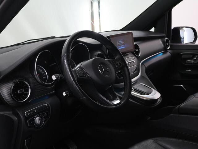 Mercedes-Benz V-KLASSE 300d | 4-MATIC | XL L3 | AMG | DUBBELE CABINE | DISTRONIC PLUS | BURMESTER SOUND | SCHUIFDEUR L+R | 360° CAMERA | AFN. TREKHAAK 2500KG. | ELK. VERSTELBARE STOELEN | MIDDENCONSOLE MET KOEKAST | NL AUTO | DEALER ONDERHOUDEN | CERTIFIED