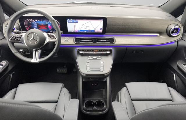 Mercedes-Benz V-KLASSE 300d L2 Avantgarde Grijs Kenteken Distronic Trekhaak EL. Schuifdeuren Burmester 360 Camera