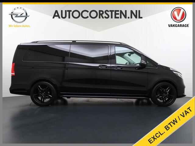 Mercedes-Benz V-KLASSE 300d 4-MATIC Extra Lang Dubbele Cabine 5-Persoons 2X Elek.Schuifdeur Trekhaak Apple Carplay Android Auto Navi* Camera Cruise Control Pdc Stoelverwarming Lmv 20" Privacy Glas Led Isofix DAB Elek.Achterklep 2.000KG Trekgewicht