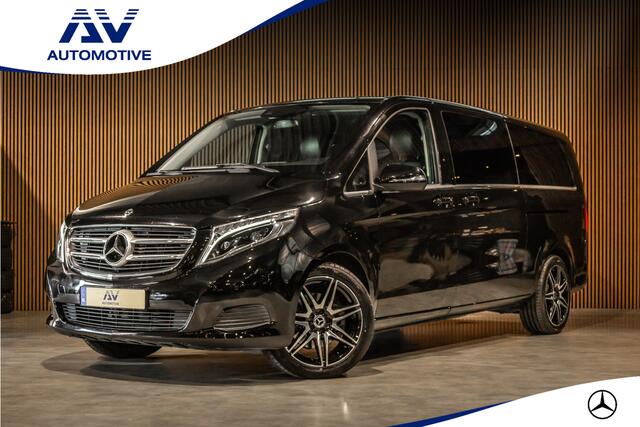 Mercedes-Benz V-KLASSE 220d Extra Lang DC | Elek schuifdeuren | Navigatie | Stoelverwarming | Lederen bekleding | PDC | Trekhaak | Cruise control | Nieuwe remmen rondom | Nieuwe APK