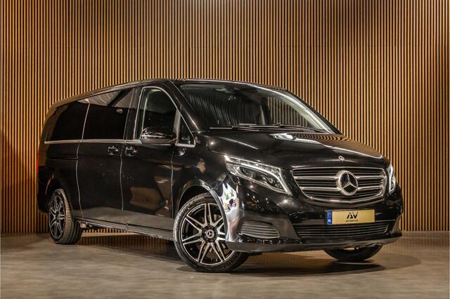 Mercedes-Benz V-KLASSE 220d Extra Lang DC | Elek schuifdeuren | Navigatie | Stoelverwarming | Lederen bekleding | PDC | Trekhaak | Cruise control | Nieuwe remmen rondom | Nieuwe APK