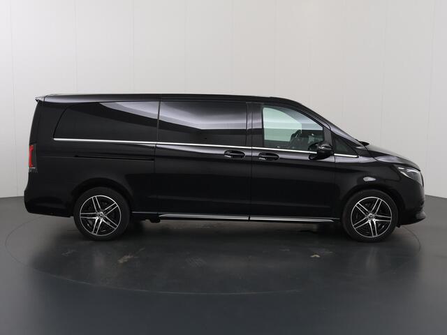 Mercedes-Benz V-KLASSE 300d | XL L3 | AMG | 4-MATIC | Dubbele Cabine | 360 CAMERA | DISTRONIC PLUS | LEDER ZWART "LUGANO" | ALARM | STOELVERWARMING | NAVIGATIE | CARPLAY | ANDROID AUTO | CLIMATE CONTROL | DAB+ | CERTIFIED