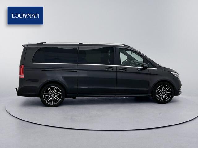 Mercedes-Benz V-KLASSE 300d Extra Lang DC Avantgarde Edition AMG Elektr schuifdeuren Burmester audio Leder Dubbele cabine 360 camera Adaptieve cruisecontrol