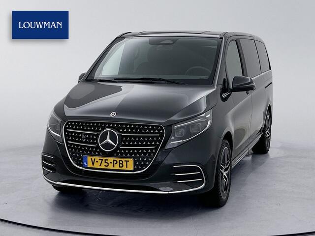 Mercedes-Benz V-KLASSE 300d Lang Gratis 12 Maanden Extra Garantie AMG Avantgarde Dubbele Cabine Burmester Audio Afneembare trekhaak Elektrische Schuifdeuren Leder 360 Graden Camera extra-garantie