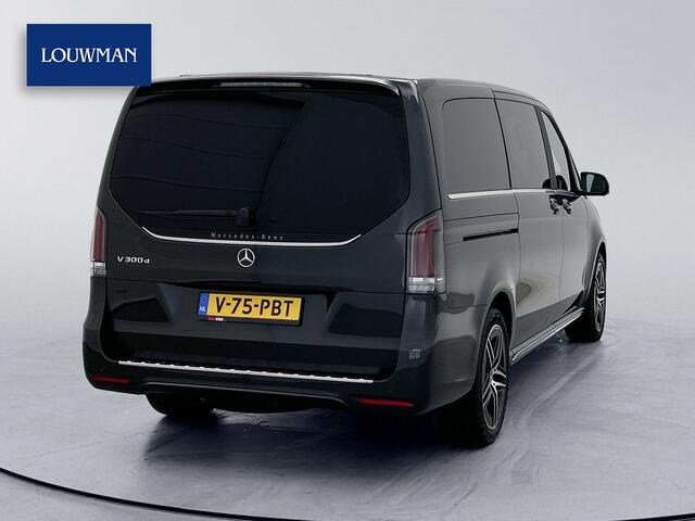 Mercedes-Benz V-KLASSE 300d Lang Gratis 12 Maanden Extra Garantie AMG Avantgarde Dubbele Cabine Burmester Audio Afneembare trekhaak Elektrische Schuifdeuren Leder 360 Graden Camera extra-garantie