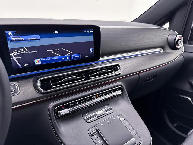 Mercedes-Benz V-KLASSE 300d Lang Gratis 12 Maanden Extra Garantie AMG Avantgarde Dubbele Cabine Burmester Audio Afneembare trekhaak Elektrische Schuifdeuren Leder 360 Graden Camera extra-garantie