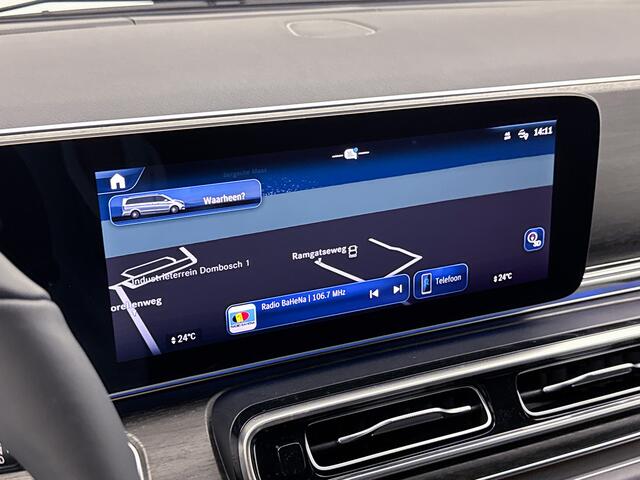Mercedes-Benz V-KLASSE 300d Lang Gratis 12 Maanden Extra Garantie AMG Avantgarde Dubbele Cabine Burmester Audio Afneembare trekhaak Elektrische Schuifdeuren Leder 360 Graden Camera extra-garantie