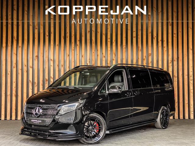 Mercedes-Benz V-KLASSE 300d Extra Lang Avantgarde Dubbele Cabine | ELEKTRISCHE SCHUIFDEUREN | STOELVERWARMING | STANDKACHEL | LEDER | MBUX | 360 |