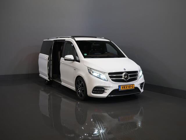 Mercedes-Benz V-KLASSE 250d DC Dubbel Cabine Exclusive AMG/ Pano/ Stoelvent./ Mem.Stoelen/ Koelvak/ Adapt.Cruise/ 360 Camera/ Burmester/ Standkachel/ Leder/ 2x Elek.Schuifdeur/ Elek.Klep/ Alarm III/ Afn.Trekhaak