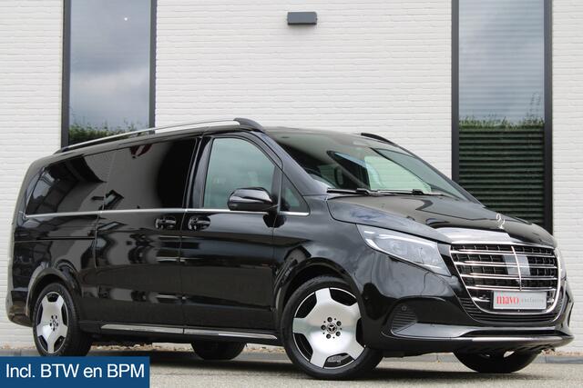 Mercedes-Benz V-KLASSE 300d / XXL / AMG / Exclusive / 4-Matic / 7-Pers / Luchtv / Elec Stoelen / Burmester / NIEUWSTAAT