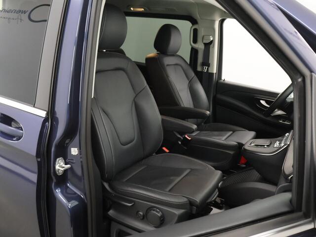 Mercedes-Benz V-KLASSE 300d | L2 Lang | Avantgarde | Dubbele Cabine | Distronic Plus | Schuifdeur L+R Elektrisch | Burmester | 360° Camera | Lederen Bekleding | Dodehoekassistent | Stoelverwarming | Certified
