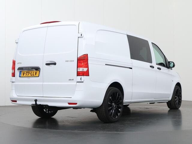 Mercedes-Benz VITO 116 CDI Aut. | XL L3 | Select 4X4 | Dubbele Cabine | Parkeercamera | Climate Control | Stoelverwarming | Keyless Go | 2500 KG. AHW | Certified