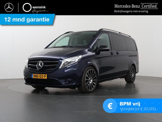 Mercedes-Benz VITO 114 CDI Aut. | L2 Lang | Lease-Edition | Cruise Control | Parkeercamera | Navigatiesysteem | Dubbele Cabine | Schuifdeur L+R | Leer/Alcantara | LM Velgen | Certified