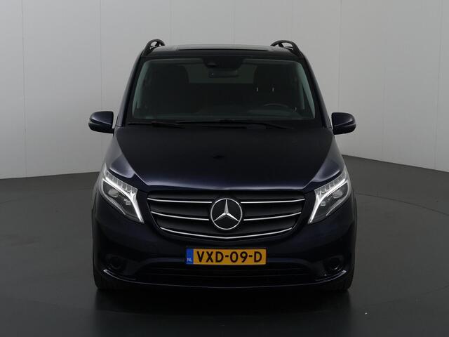 Mercedes-Benz VITO 124 CDI Aut. | XL L3 | Dubbele Cabine | 234 PK | Stoelverwarming | Parkeerpakket met Camera | Climate Control | LM Velgen LED Verlichting | Alarm Klasse 3| Schuifdeur L+R | Trekhaak 2500kg | Certified