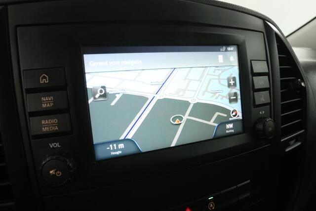Mercedes-Benz VITO 114 CDI Lang Automaat Airco Camera Cruise Carplay Navigatie 18''LMV Leder 3 Persoons Trekhaak