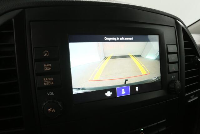 Mercedes-Benz VITO 114 CDI Lang Automaat Airco Camera Cruise Carplay Navigatie 18''LMV Leder 3 Persoons Trekhaak